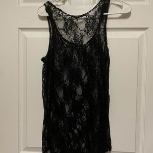 Black Lace Top